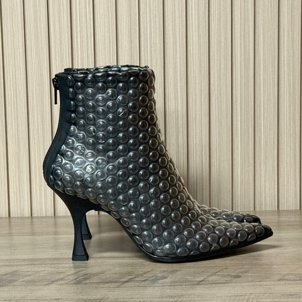 MM6 Maison Margiela Bubble Wrap Heeled Ankle Boots White EU 35 / US 5 - Picture 2 of 14